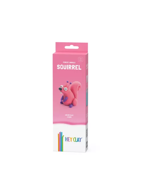 Gyurma klt., Hey Clay, mókus, 3 tégely, 7x22 cm dob.