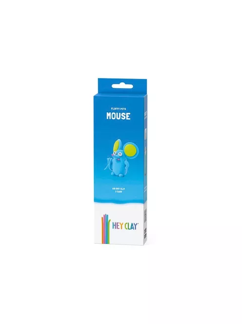 Gyurma klt., Hey Clay, egér, 3 tégely, 7x22 cm dob.