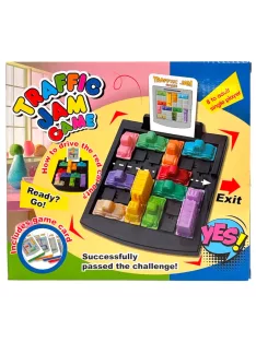 IQ közlekedési dugó, társasjáték, 23x21 cm dob.