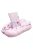 Luxus babafészek párnával és paplannal New Baby Minkyből rózsaszín szívecskék, Raktáron