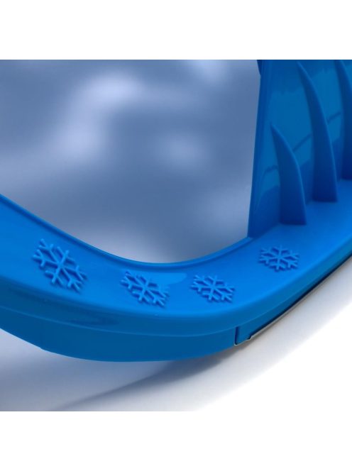 Műanyag szánkó háttámlával Baby Mix SNOW STAR zöld, RAKTÁRON