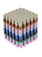 Puzzle habszivacs játszószőnyeg szett 24db Rainbow, 180x120cm