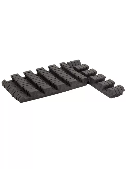 Cool Grey szegélyek habszivacs játszószőnyeghez 120x120cm