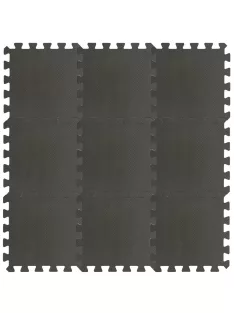 Puzzle habszivacs játszószőnyeg Cool Gray 90x90 cm