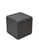 Puzzle habszivacs játszószőnyeg Cool Gray 90x90 cm