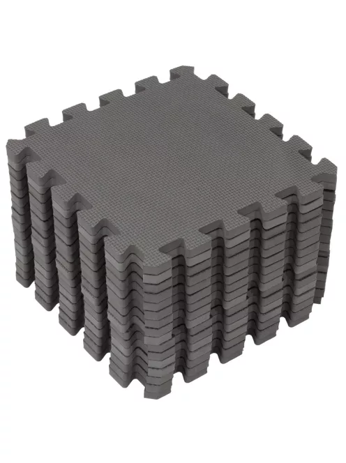 Puzzle habszivacs játszószőnyeg Cool Grey 120x120cm