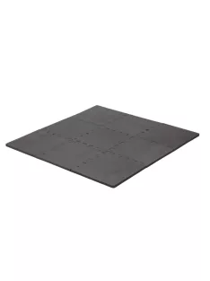   Puzzle habszivacs játszószőnyeg szegéllyel Cool Grey 92x92 cm