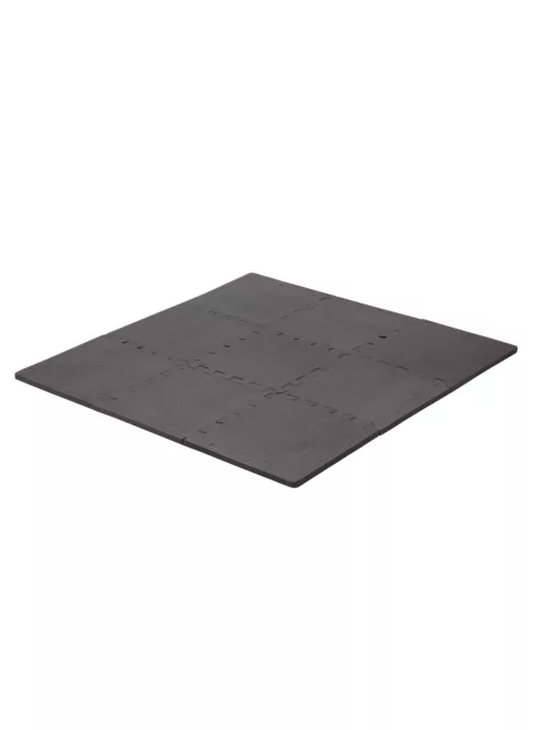 Puzzle habszivacs játszószőnyeg szegéllyel Cool Grey 92x92 cm