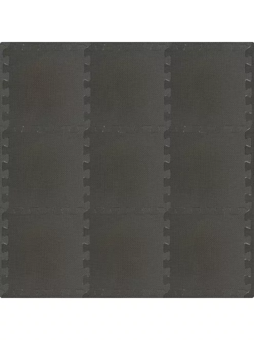 Puzzle habszivacs játszószőnyeg szegéllyel Cool Grey 92x92 cm