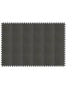 Puzzle habszivacs játszószőnyeg szett Cool Grey 180x120cm