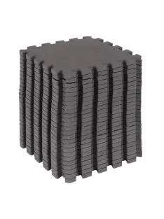 Puzzle habszivacs játszószőnyeg szett Cool Grey 150x150cm