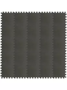 Puzzle habszivacs játszószőnyeg szett Cool Grey 150x150cm