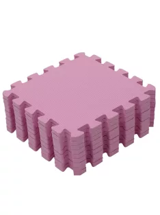 Puzzle habszivacs játszószőnyeg Pink 90x90 cm