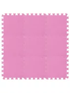 Puzzle habszivacs játszószőnyeg Pink 90x90 cm
