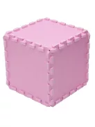 Puzzle habszivacs játszószőnyeg Pink 90x90 cm