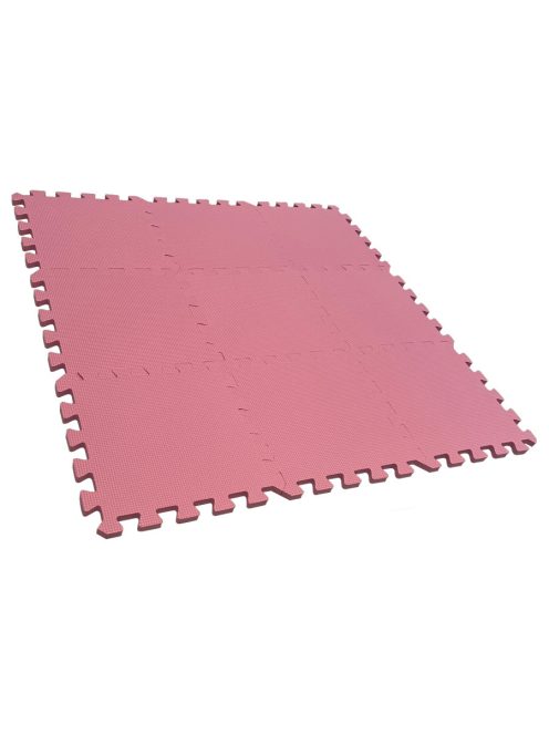 Puzzle habszivacs játszószőnyeg Pink 90x90 cm