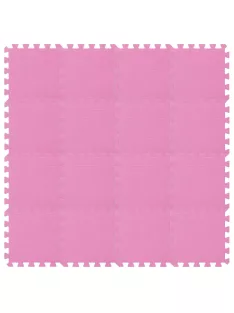 Puzzle habszivacs játszószőnyeg Pink 120x120cm