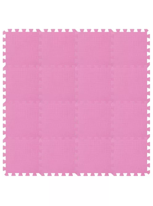 Puzzle habszivacs játszószőnyeg Pink 120x120cm