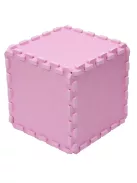 Puzzle habszivacs játszószőnyeg Pink 120x120cm