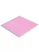 Puzzle habszivacs játszószőnyeg Pink 120x120cm
