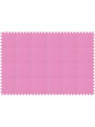 Puzzle habszivacs játszószőnyeg szett Pink 180x120cm