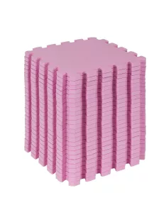 Puzzle habszivacs játszószőnyeg szett Pink 150x150cm