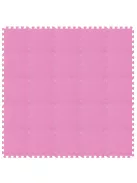 Puzzle habszivacs játszószőnyeg szett Pink 150x150cm