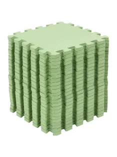 Puzzle habszivacs játszószőnyeg szett Green 180x120cm