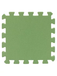   Puzzle habszivacs játszószőnyeg szegéllyel Green 92x122 cm