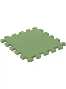 Puzzle habszivacs játszószőnyeg szegéllyel Green 92x122 cm