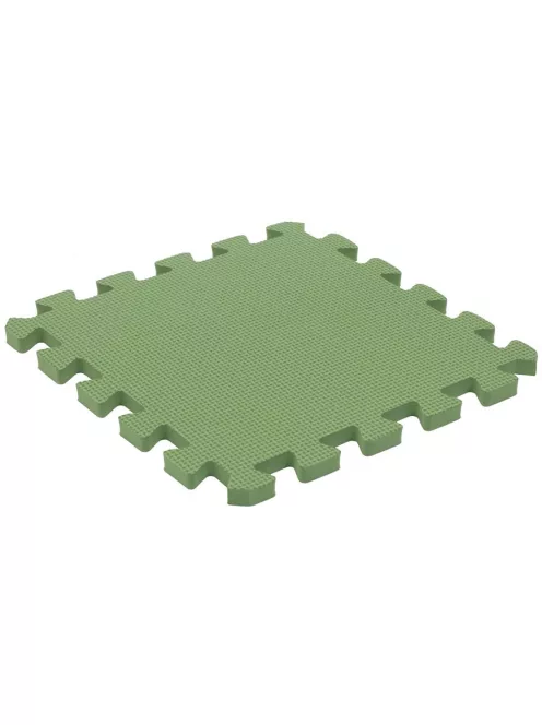 Puzzle habszivacs játszószőnyeg szegéllyel Green 92x122 cm
