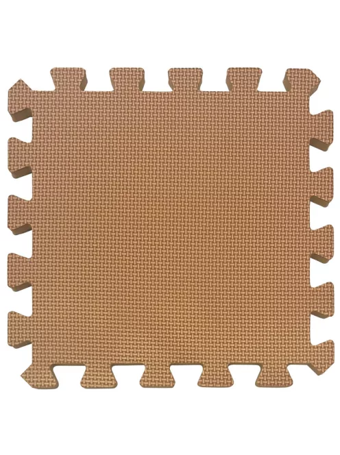 Puzzle habszivacs játszószőnyeg Brown 90x90 cm