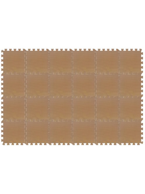 Puzzle habszivacs játszószőnyeg szett Brown 180x120cm