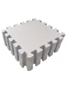 Puzzle habszivacs játszószőnyeg Silver 90x90 cm