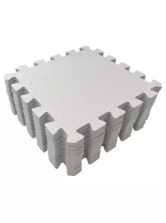 Puzzle habszivacs játszószőnyeg Silver 90x90 cm