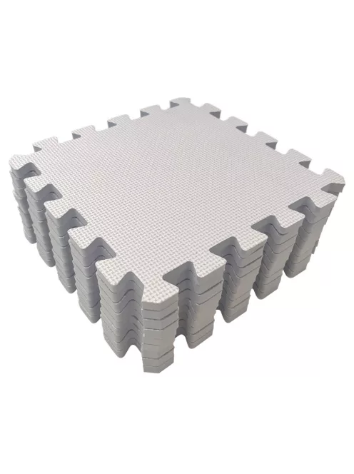 Puzzle habszivacs játszószőnyeg Silver 90x90 cm