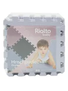 Puzzle habszivacs játszószőnyeg Silver 90x90 cm