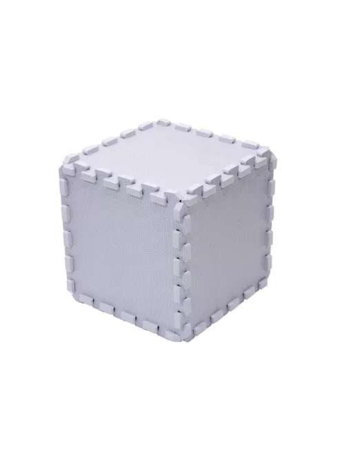 Puzzle habszivacs játszószőnyeg Silver 90x90 cm