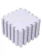 Puzzle habszivacs játszószőnyeg Silver 120x120cm