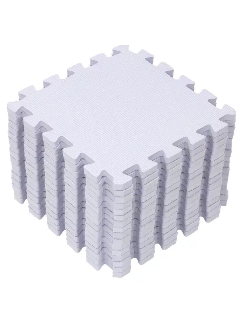 Puzzle habszivacs játszószőnyeg Silver 120x120cm