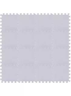 Puzzle habszivacs játszószőnyeg Silver 120x120cm