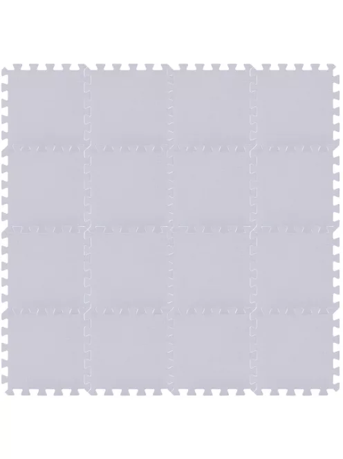 Puzzle habszivacs játszószőnyeg Silver 120x120cm