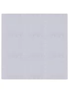Puzzle habszivacs játszószőnyeg szegéllyel Silver 92x92 cm