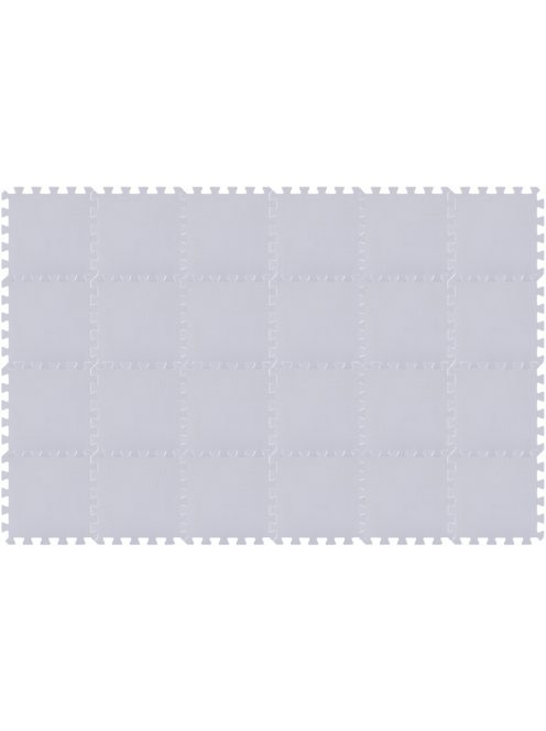 Puzzle habszivacs játszószőnyeg szett Silver 180x120cm