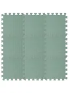 Puzzle habszivacs játszószőnyeg Light Green 90x90 cm