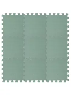 Puzzle habszivacs játszószőnyeg Light Green 90x90 cm