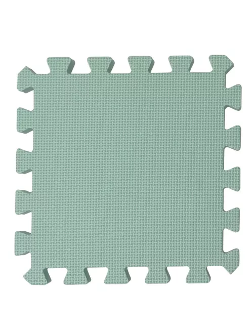 Puzzle habszivacs játszószőnyeg Light Green 90x90 cm