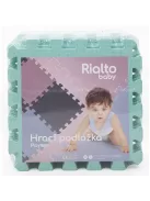 Puzzle habszivacs játszószőnyeg Light Green 90x90 cm