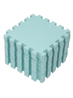 Puzzle habszivacs játszószőnyeg Light Green 120x120cm