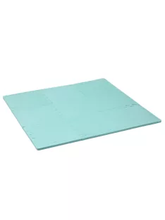   Puzzle habszivacs játszószőnyeg szegéllyel Light Green 92x92 cm